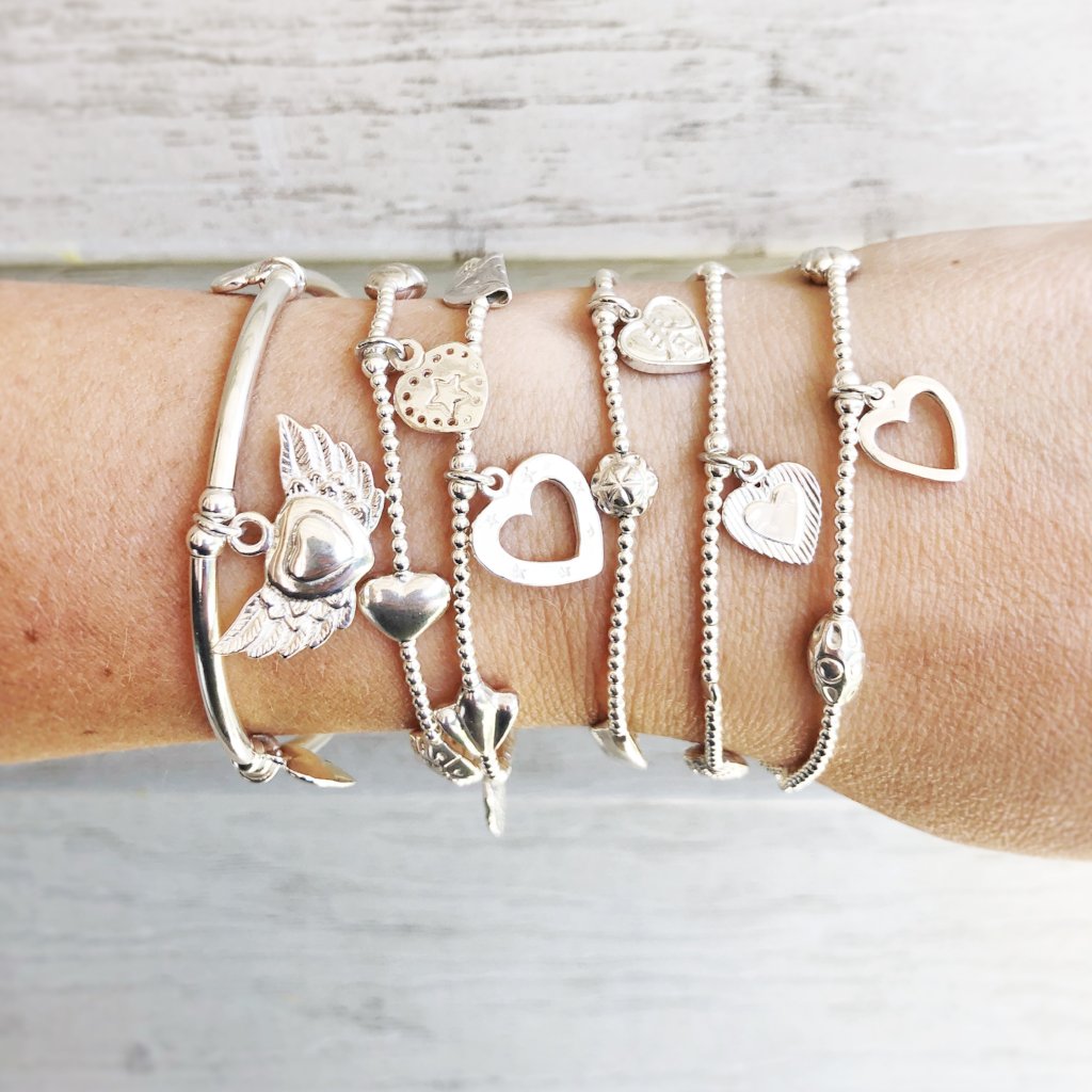 LUCKY 13 HEARTS Bracelet 6-Stack