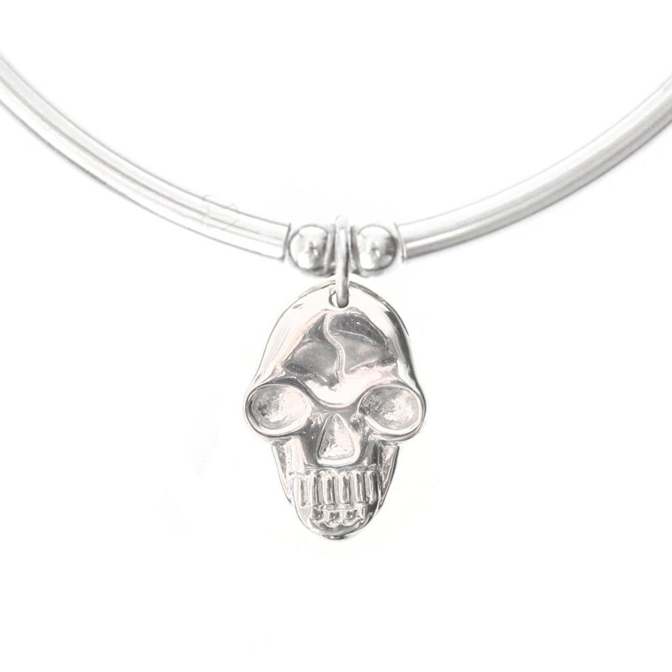 Skull Bangle Bracelet