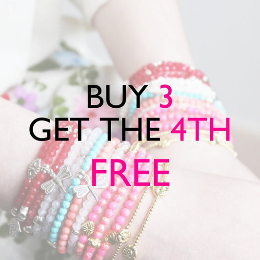 Buy 3 Gemstone Bracelets & Get 1 FREE