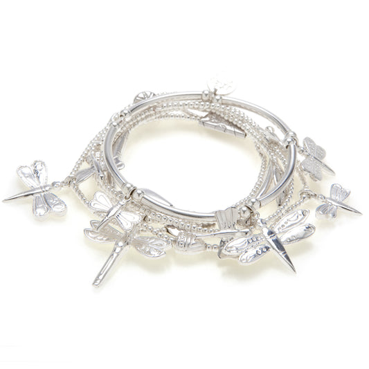 Dragonfly 6-Bracelet Set - Good Charma