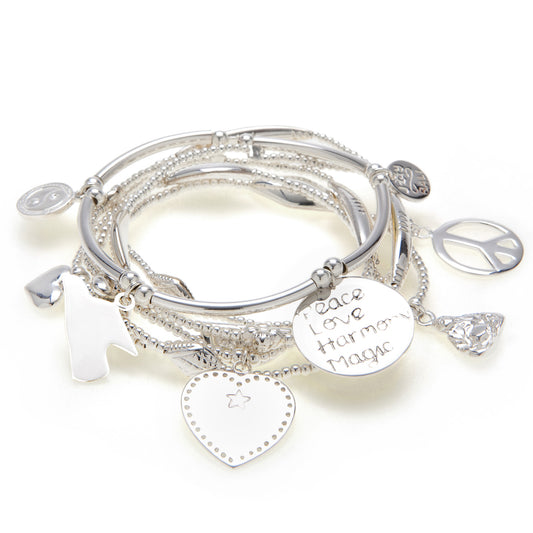 Peace 6-Bracelet Set - good charma