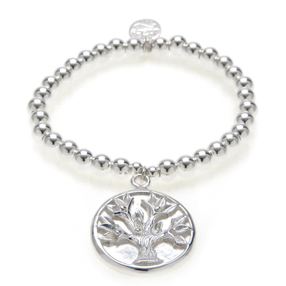 Tree of Life Medium Ball Bracelet - good charma