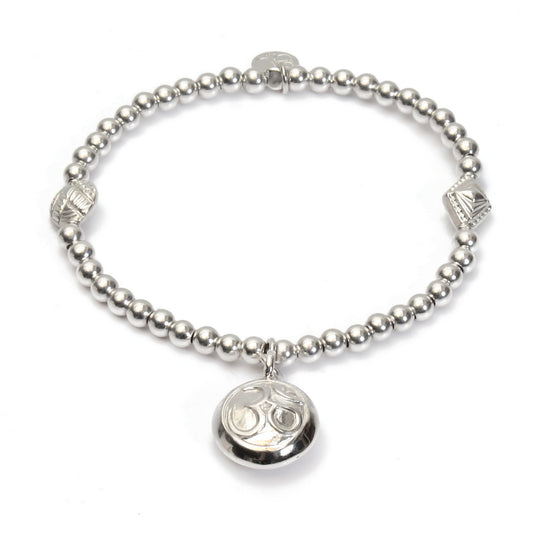 Om Medium Ball Bracelet - Good Charma