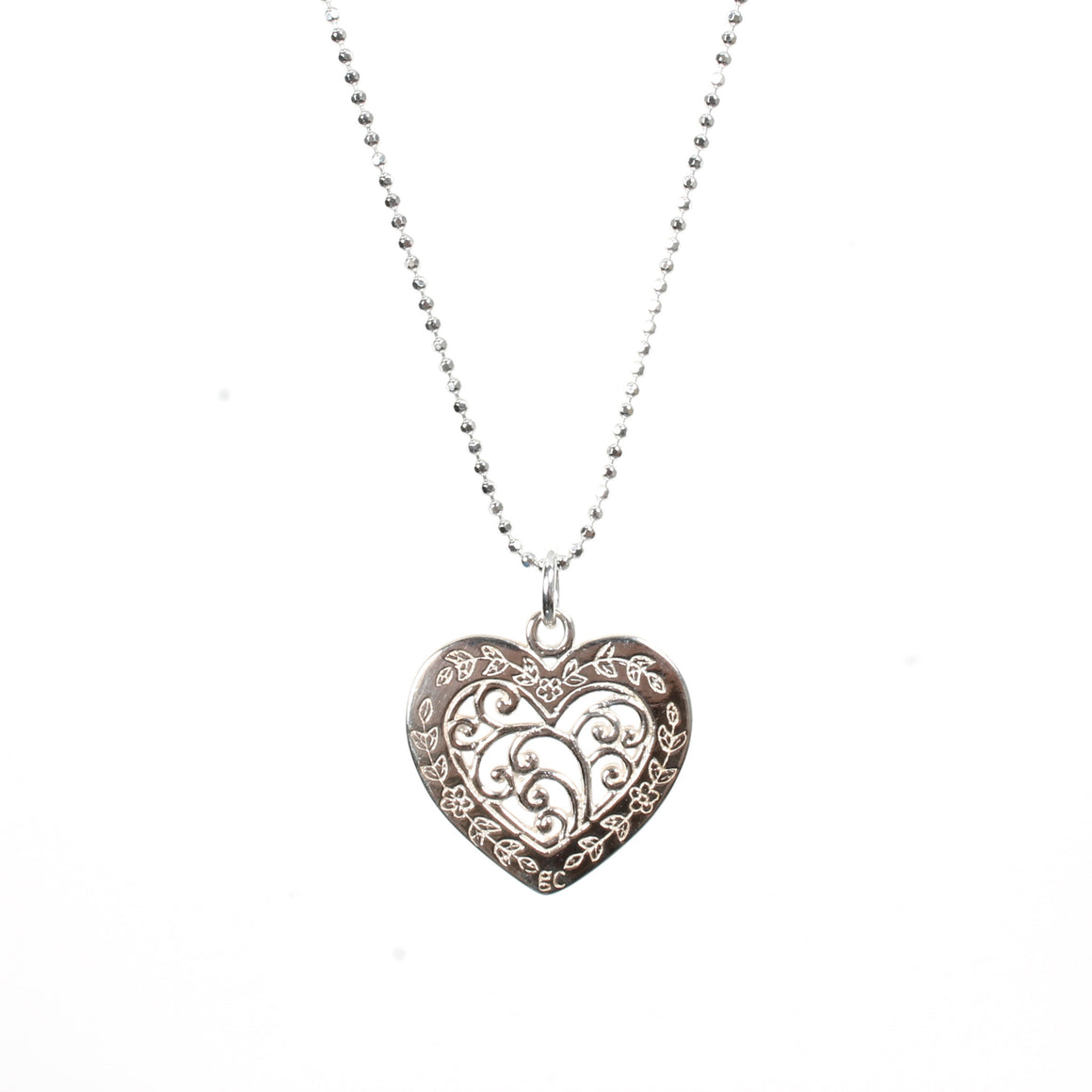 Filigree Heart Necklace - good charma