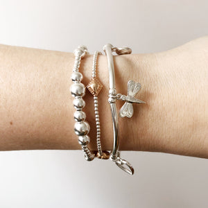 Bali Ball Bracelet in Silver