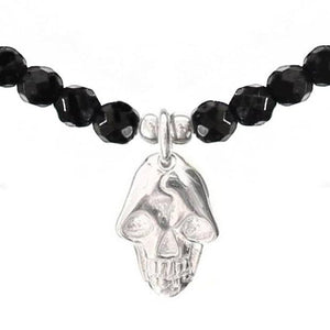 Skull (Mini) Charm Gemstone Bracelet