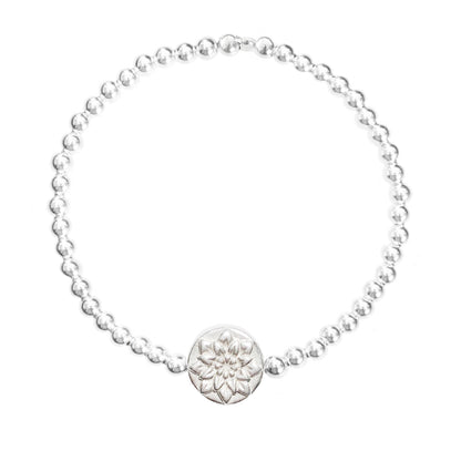 Om & Lotus Flower Good Vibrations Bracelet