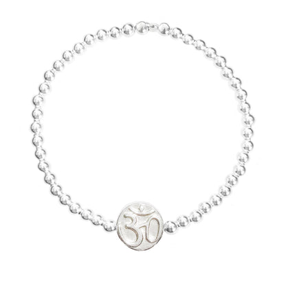 Om & Lotus Flower Good Vibrations Bracelet