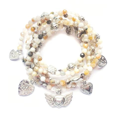 Summer Luvin' 6-Bracelet Gemstone Set - good charma