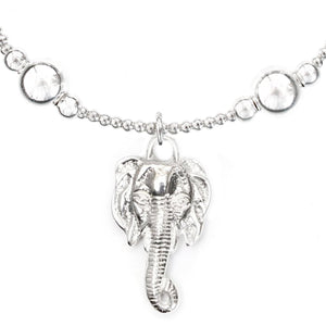 Elephant (trunk) Bali Ball Bracelet