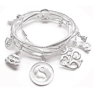 ENERGY & BALANCE 6-Stack in Sterling Silver