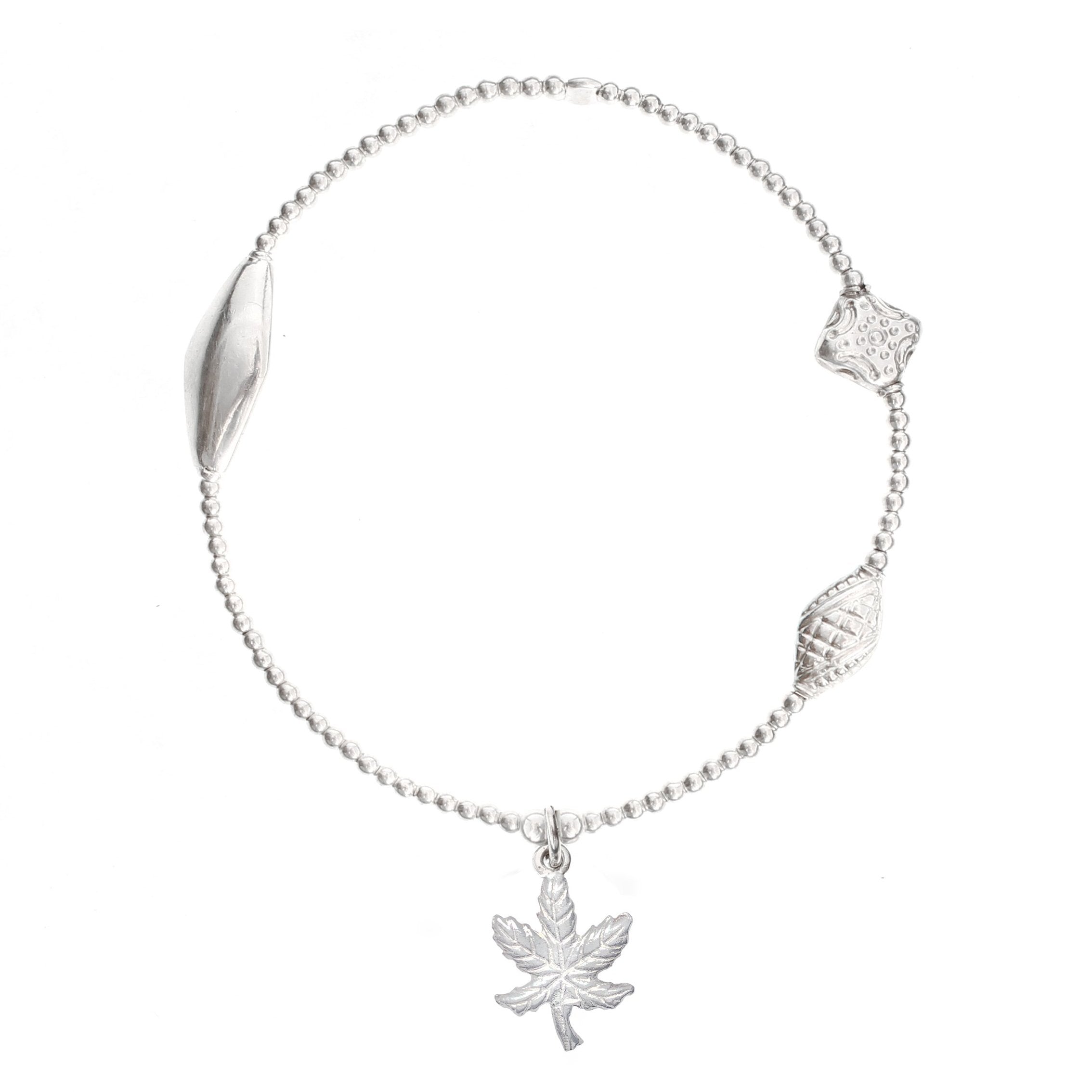 Weed on sale charm bracelet