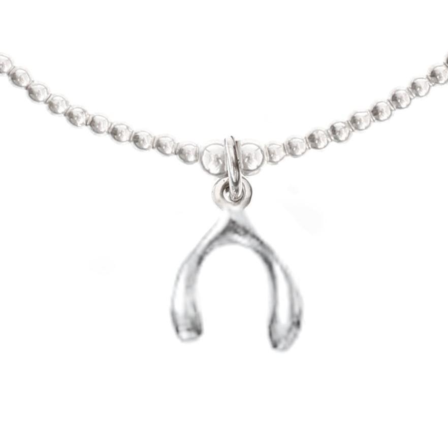 GOOD FORTUNE Wishbone Bracelet in Sterling Silver