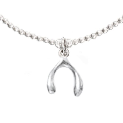 GOOD FORTUNE Wishbone Bracelet in Sterling Silver